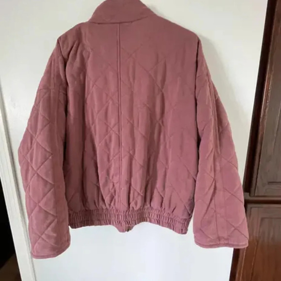 Bagatelle quilted mauve Coat - Picture 2 of 5